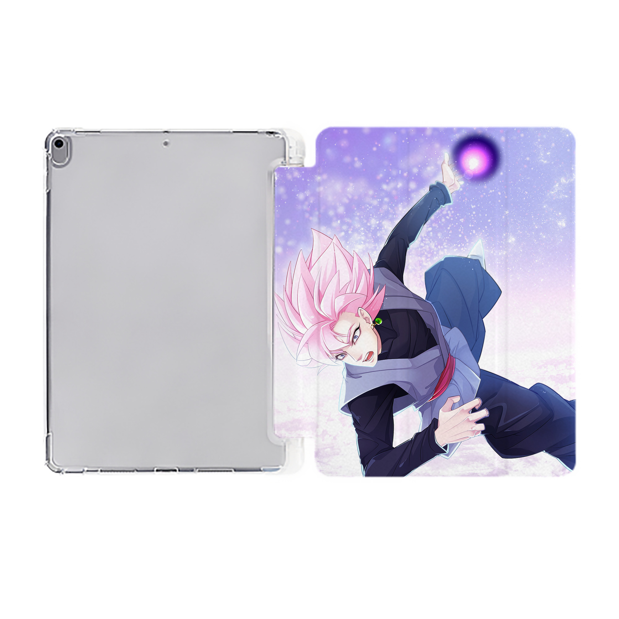 （画像用） ドラゴンボール DRAGON BALL IPad ケース ペン収納付き 三つ折りスタンド PUレザー×シリコン 対応機種9.5/10.5/10.9インチ